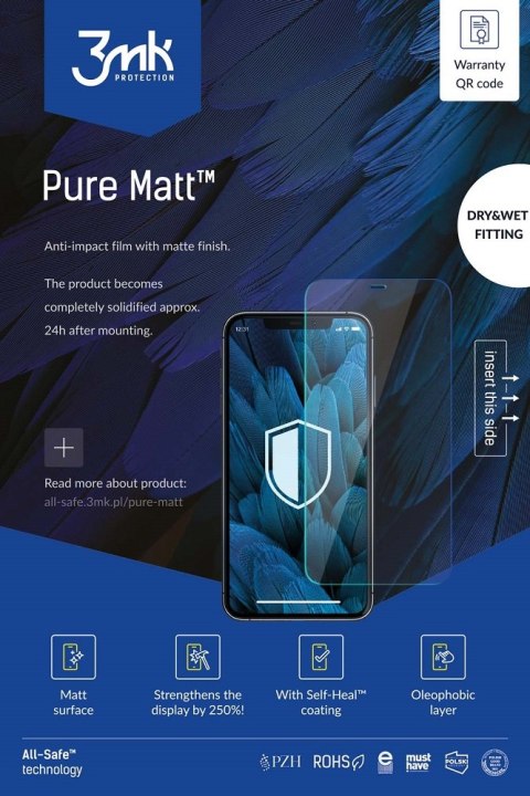 3MK AIO PURE MATT PHONE 5szt DRY-WET