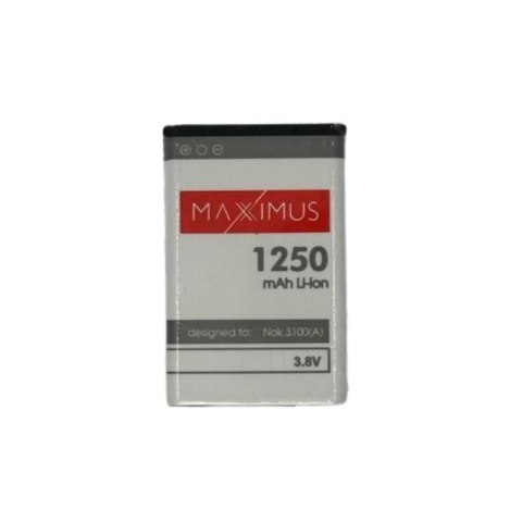 Bateria MAXXIMUS NOKIA 3100 1250mAh Li-Ion 3650/3100N BL-5C, NON-NOKIA MOBILE (NTC)