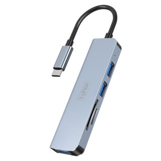 HUB T-PHOX TPH2041 5w1 USB-C/HDMI USB3.0x1+USB2.0x1+HDMI 4K