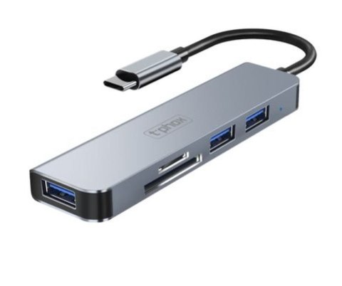 HUB T-PHOX TPH2041 5w1 USB-C/HDMI USB3.0x1+USB2.0x1+HDMI 4K