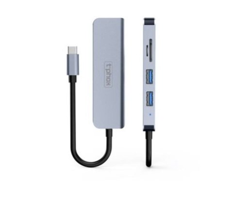 HUB T-PHOX TPH2041 5w1 USB-C/HDMI USB3.0x1+USB2.0x1+HDMI 4K