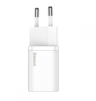 Ładowarka sieciowa BASEUS SUPER SI QC USB-C 20W + KABEL SIMPLE TYPE-C TO LIGHTNING 1M WH