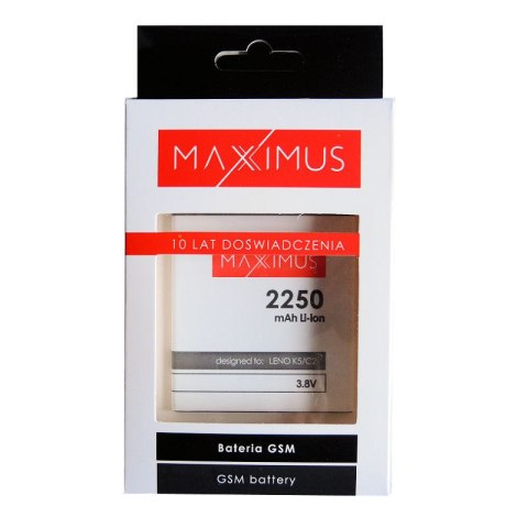 Bateria MAXXIMUS LENOVO K5/C2/K5+ 2250mAh BL259