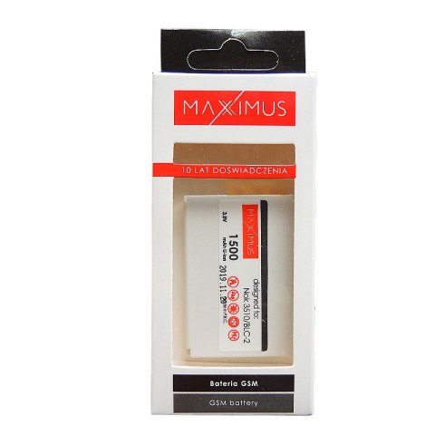 Bateria MAXXIMUS NOKIA 3510 1500mAh Li-Ion BL-C2