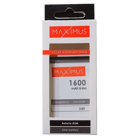 Bateria MAXXIMUS Samsung i9100 1600 mAh EB-F1A2GBU