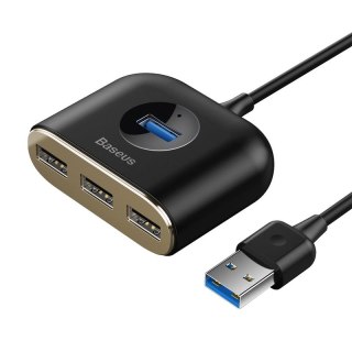 HUB BASEUS SQUARE 4w1 BLACK USB 3.0 USB 3.0 + 3x USB 2.0