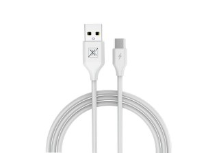 KABEL MX SET 2.4A / TYPE-C / 1m WHITE / BIAŁY