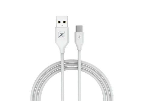 KABEL MX SET 2.4A / TYPE-C / 1m WHITE / BIAŁY