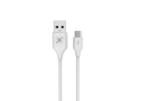 KABEL MX SET 2.4A / TYPE-C / 1m WHITE / BIAŁY