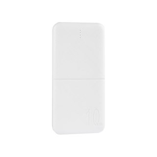 POWERBANK MX COCO 10 000 mAh, 2xUSB, 10W Li-Po, WHITE / BIAŁY, + kabel microUSB