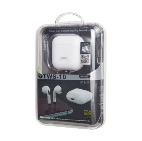 Słuchawki Bluetooth REMAX TWS-10i biała WHITE