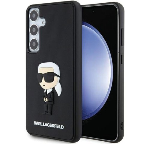 KARL LAGERFELD Samsung S24+ RUBBER IKONIK KLHCS24M3DRKINK BLACK