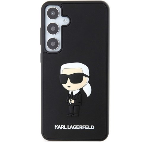 KARL LAGERFELD Samsung S24 RUBBER IKONIK KLHCS24S3DRKINK BLACK