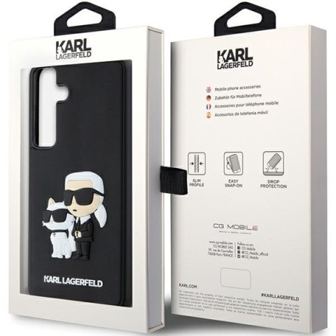 KARL LAGERFELD Samsung S24+ RUBBER KC NFT KLHCS24M3DRKCNK BLACK