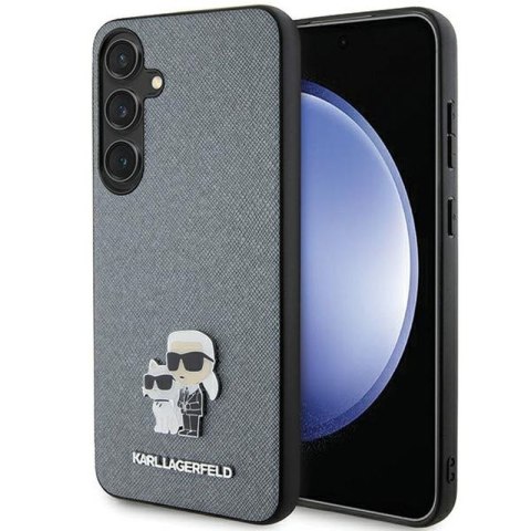 KARL LAGERFELD Samsung S24 SAFFIANO KC PIN KLHCS24SPSAKCMPG GREY