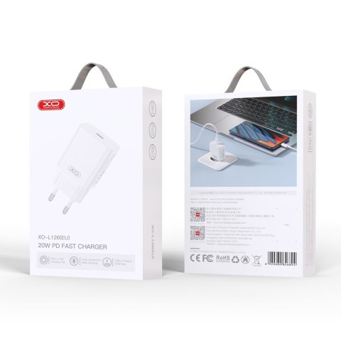 XO ŁAD SIEC L126 USB-C PD 20W BIAŁA