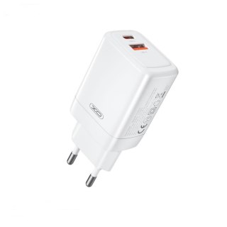 XO ładowarka sieciowa CE16 GAN 45W 1xUSB-C 1xUSB BIAŁA