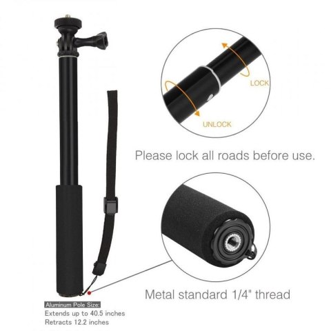 TECH-PROTECT MONOPAD SELFIESTICK GOPRO HERO BLACK