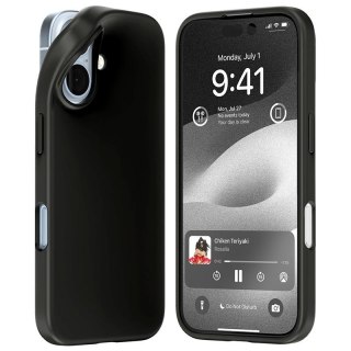 Mercury Soft Feeling Jelly Case iPhone 16 (6.1), BLACK / CZARNY