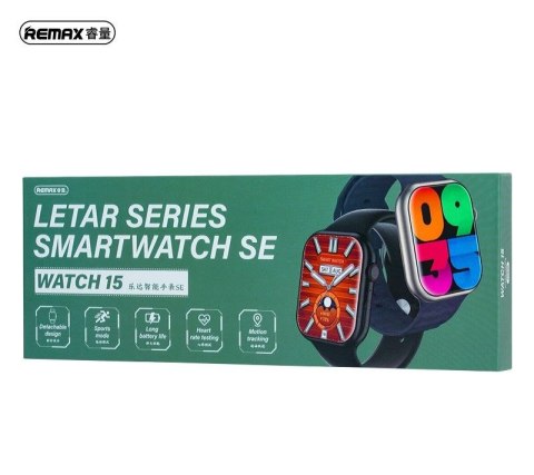 SMARTWATCH REMAX WATCH15 SE LETAR SERIES BLACK