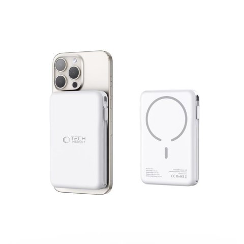 TECH-PROTECT POWERBANK PB31 LIFEMAG 10000mAh MAGSAFE WHITE