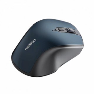 Ugreen bezprzewodowa mysz MU101 ergonomiczna Bluetooth 2.4 GHz niebieska