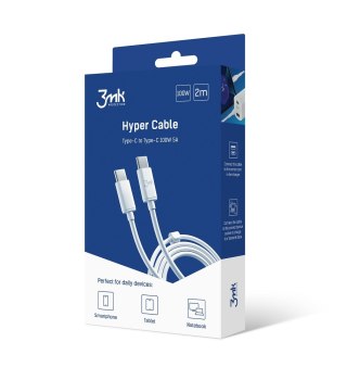 3MK KABEL HYPER TYPE-C/TYPE-C 2M 100W 5A