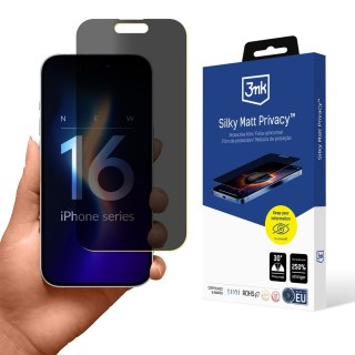 3MK SILKY MATT PRIVACY IPHONE 16 PLUS