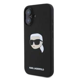 KARL LAGERFELD IPHONE 16 KARL HEAD PRINT MAGSAFE KLHMP16SSKHPPLK BLACK