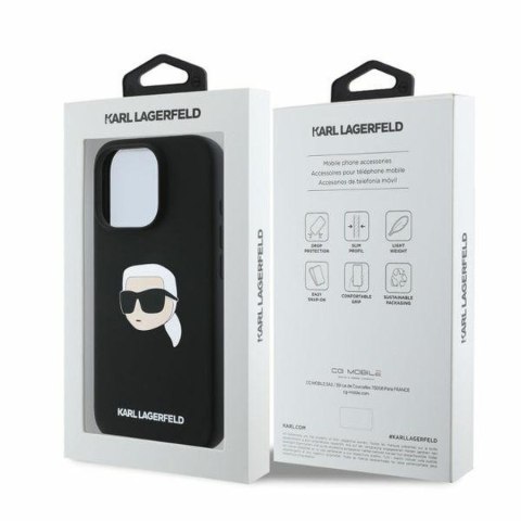 KARL LAGERFELD IPHONE 16 PRO MAX KARL HEAD MAGSAFE KLHMP16XSKHPPLK BLACK