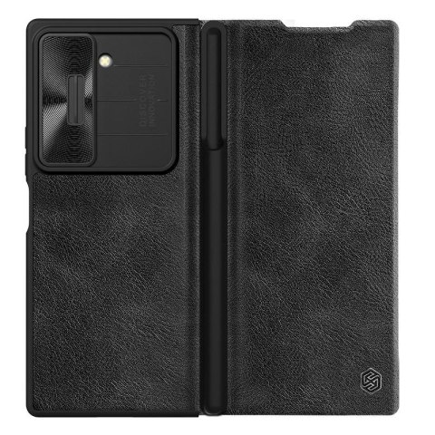 Nillkin Qin Pro Leather Case Samsung GALAXY Z FOLD 6, BLACK / CZARNY