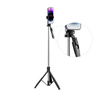 XO SELFIESTICK Bluetooth TRIPOD SS15 180cm Czarny