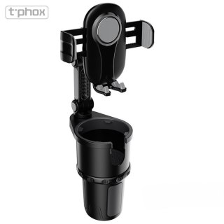 UCHWYT SAM T-PHOX TH-07 Z UCHWYTEM NA KUBEK CUP HOLDER BLACK