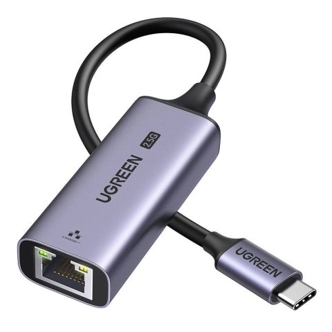 Ugreen adapter CM648 USB-C do RJ45 Ethernet 2.5G - szary