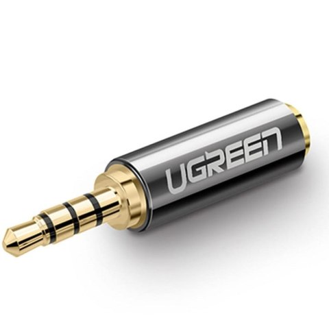 Ugreen adapter audio jack 2.5mm męski do jack 3.5mm żeński czarny 20501