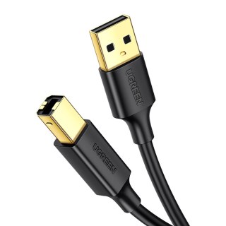 Ugreen kabel USB Typ B do drukarki męski USB 2.0 męski 480 Mbps 2 m czarny