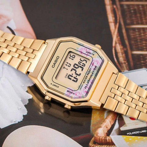 ZEGAREK DAMSKI CASIO LA680WGA-4C (zd631c) + BOX