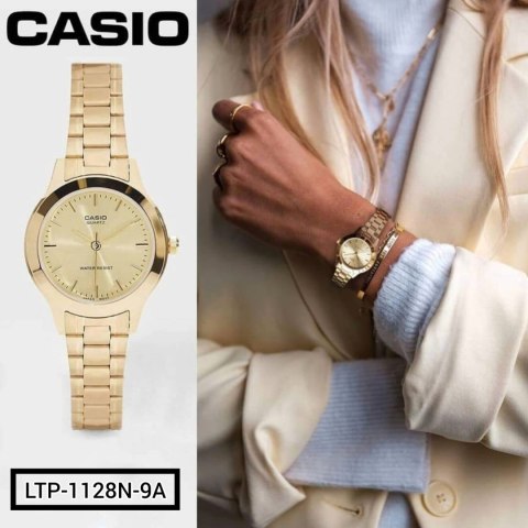 ZEGAREK DAMSKI CASIO LTP-1128N 9A (zd543a) + BOX