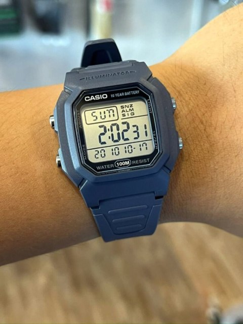 ZEGAREK MĘSKI CASIO W-800H-2A (zd100c) - KLASYKA + BOX