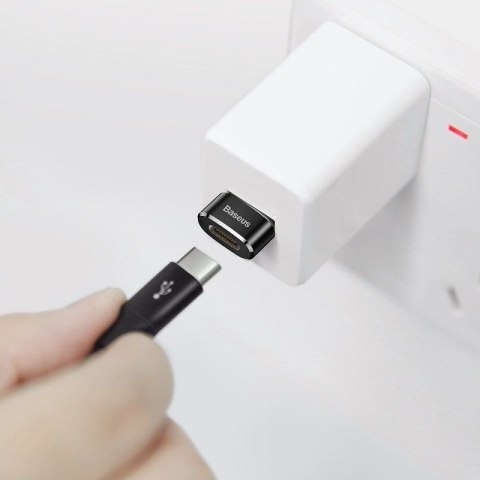 ADAPTER BASEUS USB-C/USB-A 3A BLACK