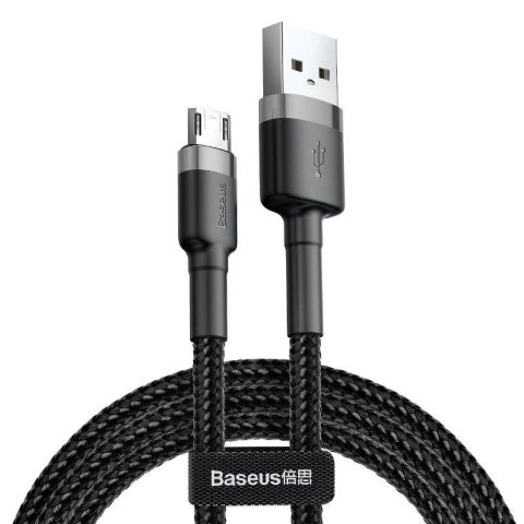 KABEL BASEUS CAFULE USB/MICRO USB 2A 3M BLACK/GREY