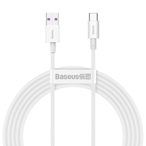 KABEL BASEUS SUPERIOR SERIES USB/USB-C 66W 2M WHITE