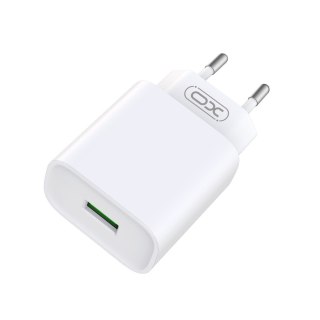 XO ładowarka sieciowa CE02D QC 3.0 18W 1xUSB BIAŁA + KABEL LIGHTNING