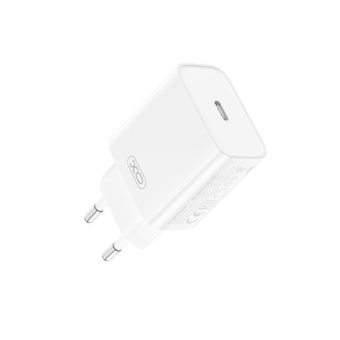 XO ładowarka sieciowa CE15 PD 20W USB-C BIAŁA + KABEL USB-C/LIGHTNING