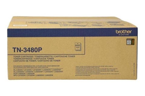 Oryginalny Toner Czarny Brother TN3480P, TN-3480P