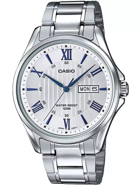 ZEGAREK MĘSKI CASIO MTP 1384D-7A2VEF (zd108b) + BOX