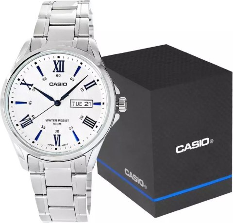 ZEGAREK MĘSKI CASIO MTP 1384D-7A2VEF (zd108b) + BOX