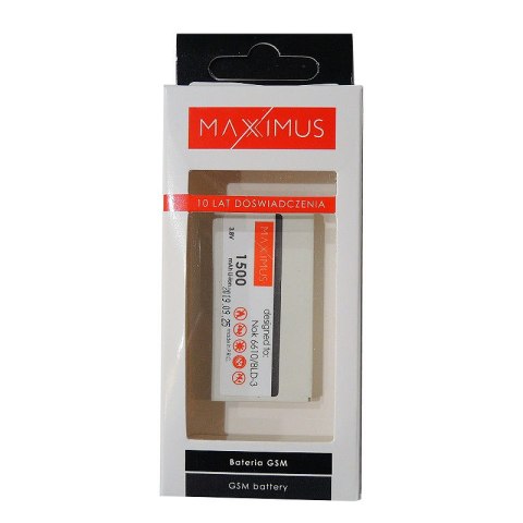 Bateria MAXXIMUS NOKIA 6610 1500mAh Li-Ion BLD-3