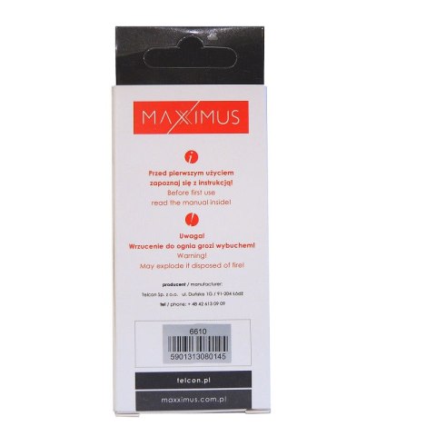 Bateria MAXXIMUS NOKIA 6610 1500mAh Li-Ion BLD-3