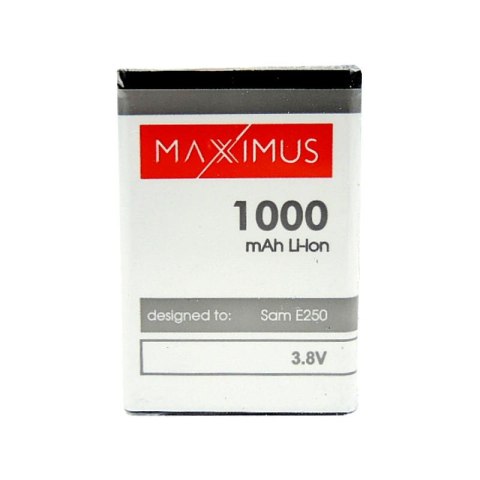 Bateria MAXXIMUS Samsung E250 1000mAh Li-Ion AB463446BE